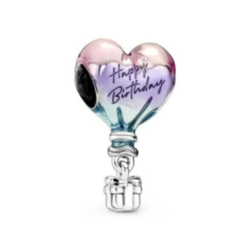 NWT Pandora Happy Birthday Hot Air Balloon Charm